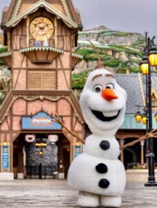 Animatronic Olaf Frozen Disneyland Paris